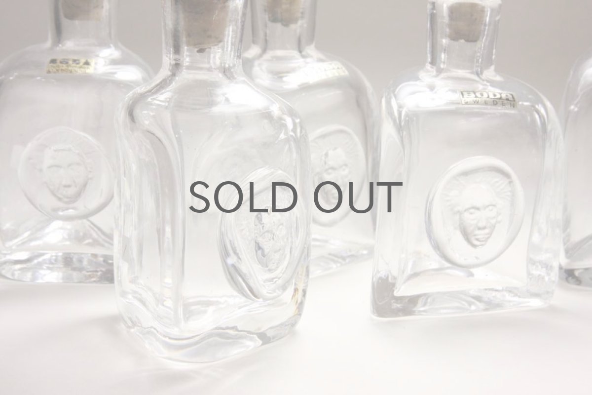 画像9: Erik Hoglundエリックホグラン  ガラス ミニボトル 顔 (9)