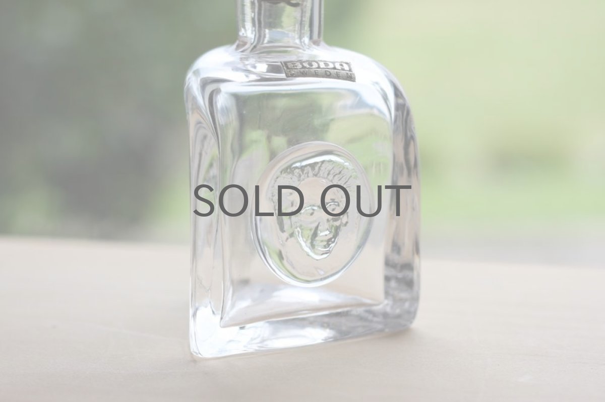 画像6: Erik Hoglundエリックホグラン  ガラス ミニボトル 顔 (6)