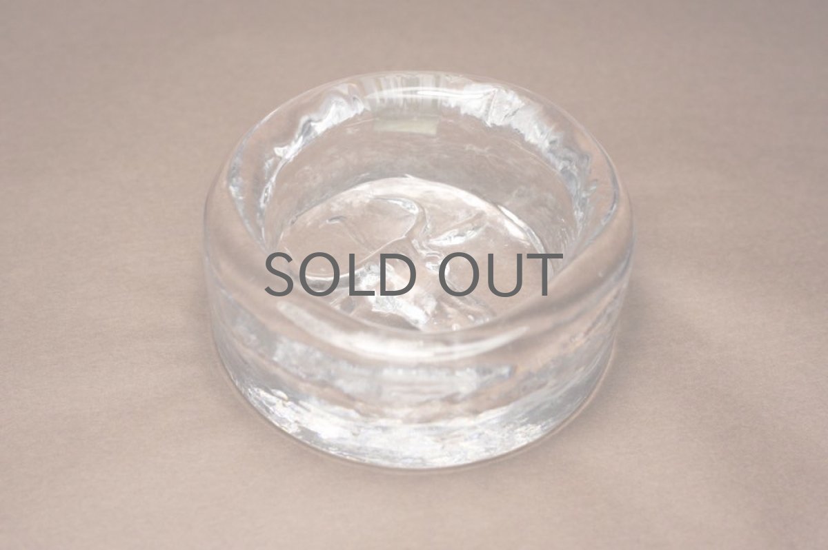 画像2: ErikHoglundエリックホグラン  ガラス 牛クリアーアシュトレイ  (2)