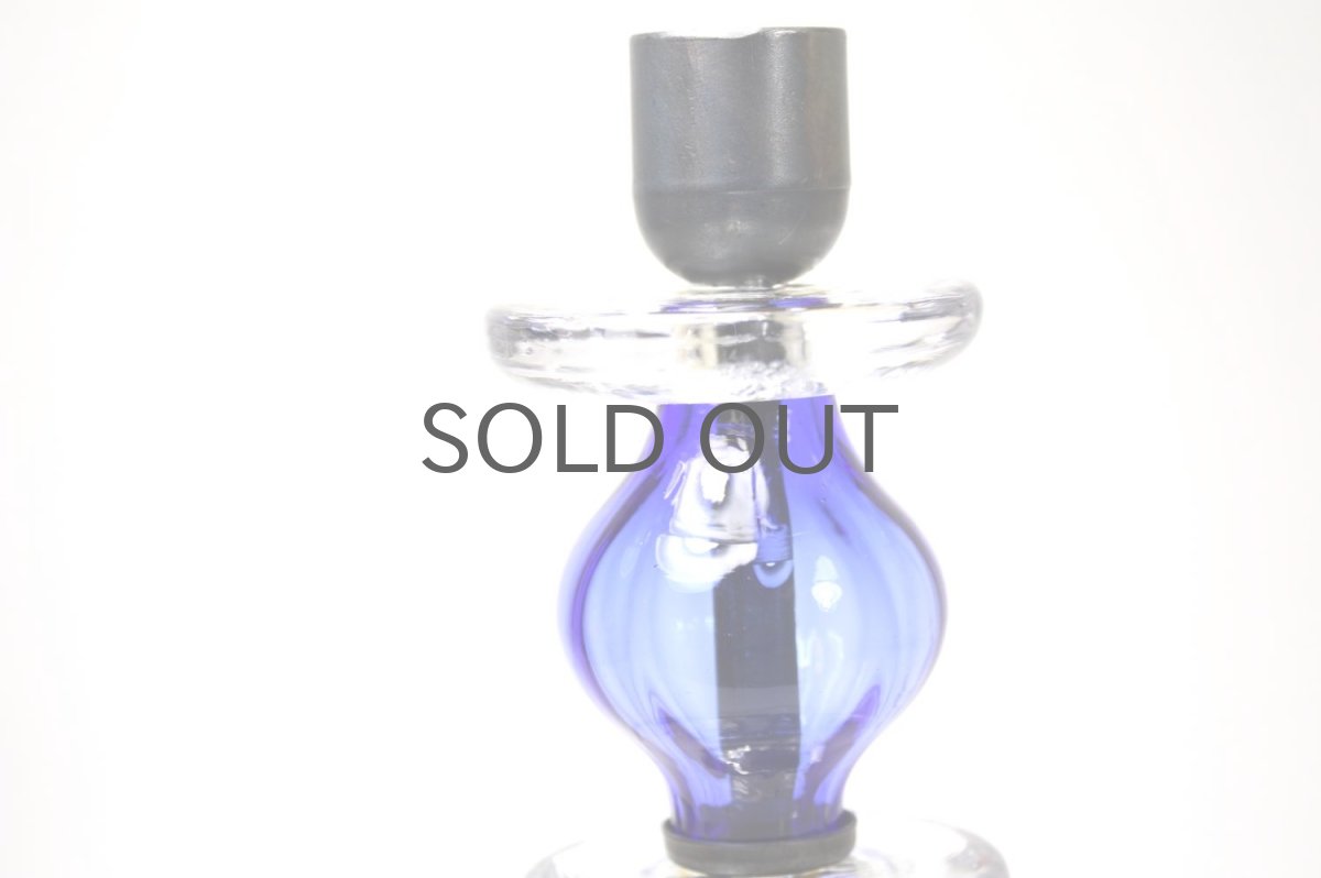 画像3: Erik Hoglund/エリックホグラン/BODA社製/ガラスキャンドルホルダー/2連ブルー (3)