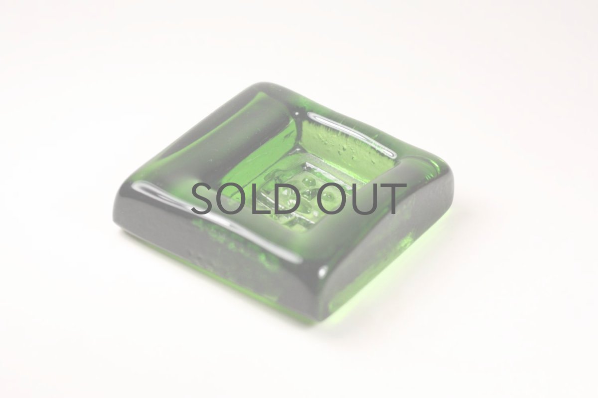 画像2: Erik Hoglund/エリックホグラン/ガラス/アッシュトレイ/グリーン/人 (2)