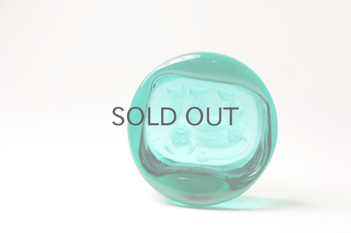 画像2: Erik Hoglund/エリックホグラン/ガラス/アッシュトレイ/エメラルド/アニマル/Sサイズ (2)