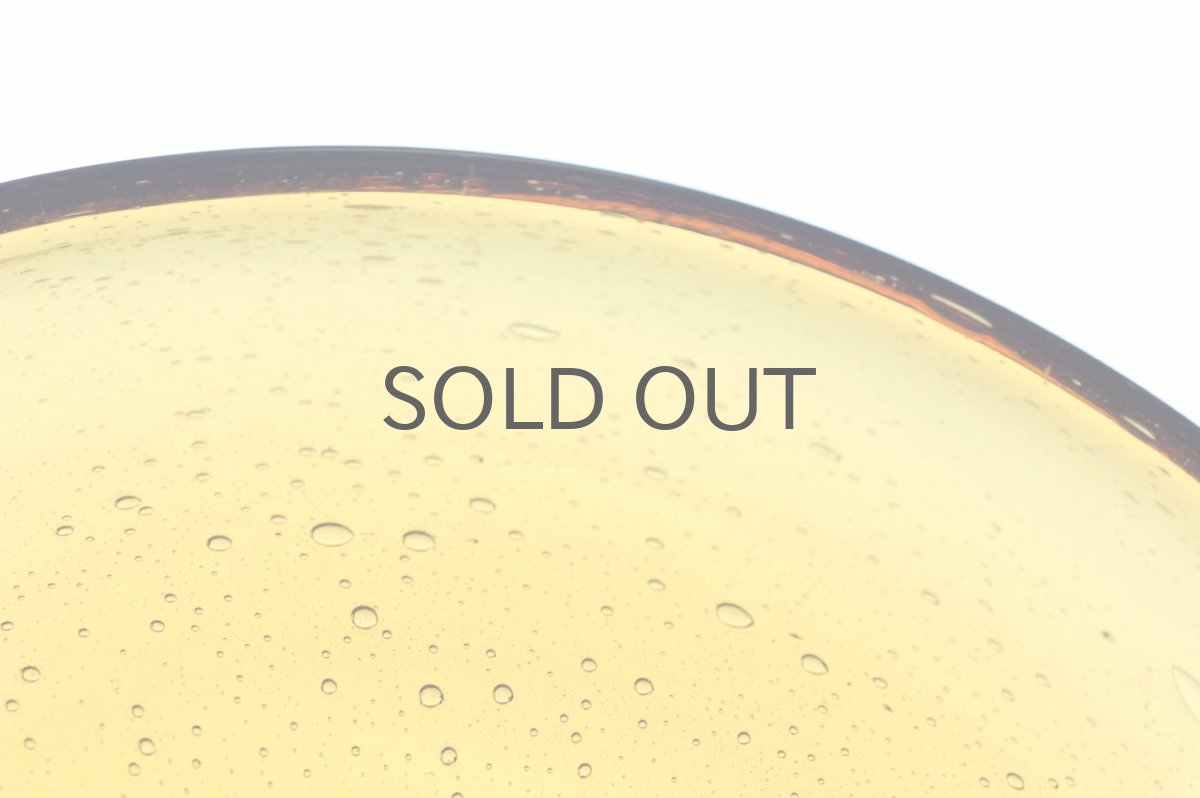 画像8: Erik Hoglund/エリックホグラン/気泡入り/高台皿/ケーキスタンド/アンバー (8)