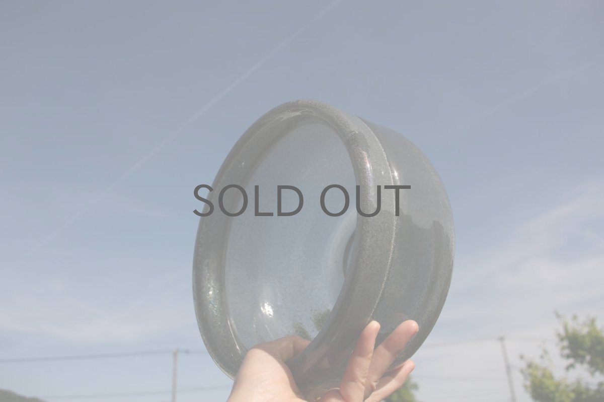 画像3: Erik Hoglund/エリックホグラン/ガラス/大きなボウル/グレー/気泡入 (3)