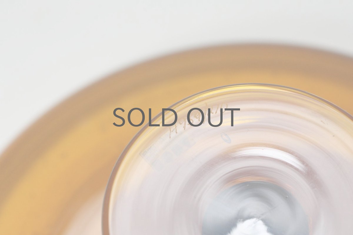 画像7: Erik Hoglund/エリックホグラン/気泡入り/高台皿/ケーキスタンド/アンバー (7)