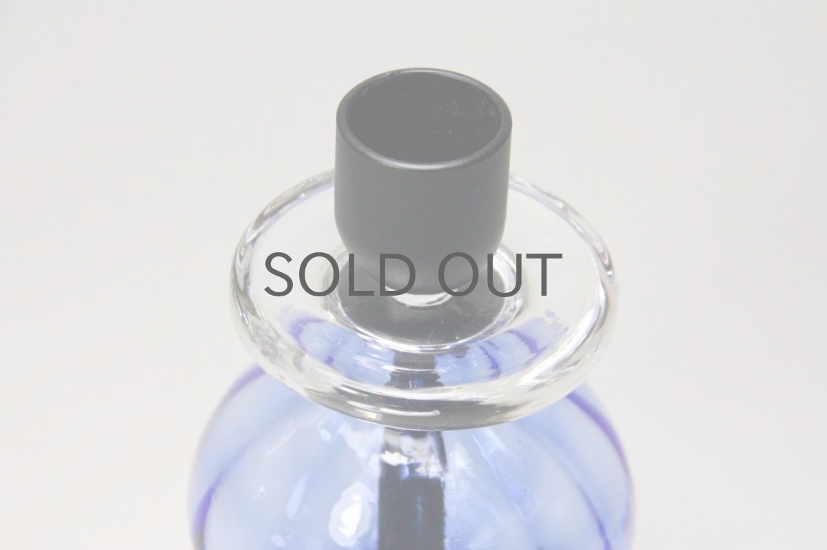 画像4: 北欧ビンテージ雑貨/Erik Hoglund/エリックホグラン/BODA社製/ガラスキャンドルホルダー/ブルー/Sサイズ (4)