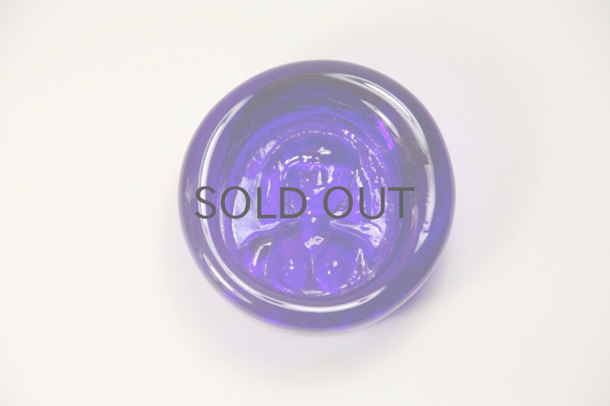 画像3: 北欧ビンテージ雑貨/Erik Hoglund/エリックホグラン/BODA社製/ガラスアッシュトレイ/Female/ブルー/Sサイズ (3)