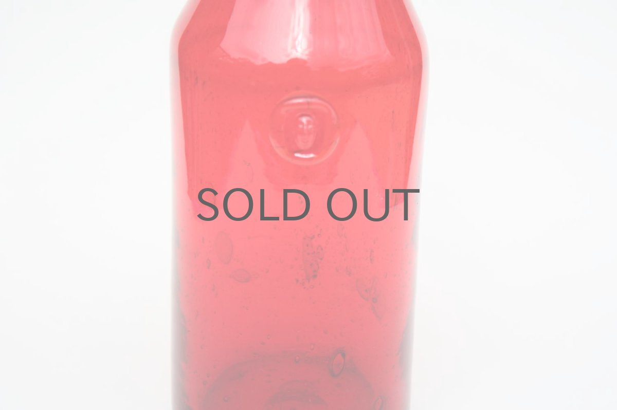 画像4: Erik Hoglund/エリックホグラン/ 気泡入り/ボトル顔付き/レッド/ボトル (4)