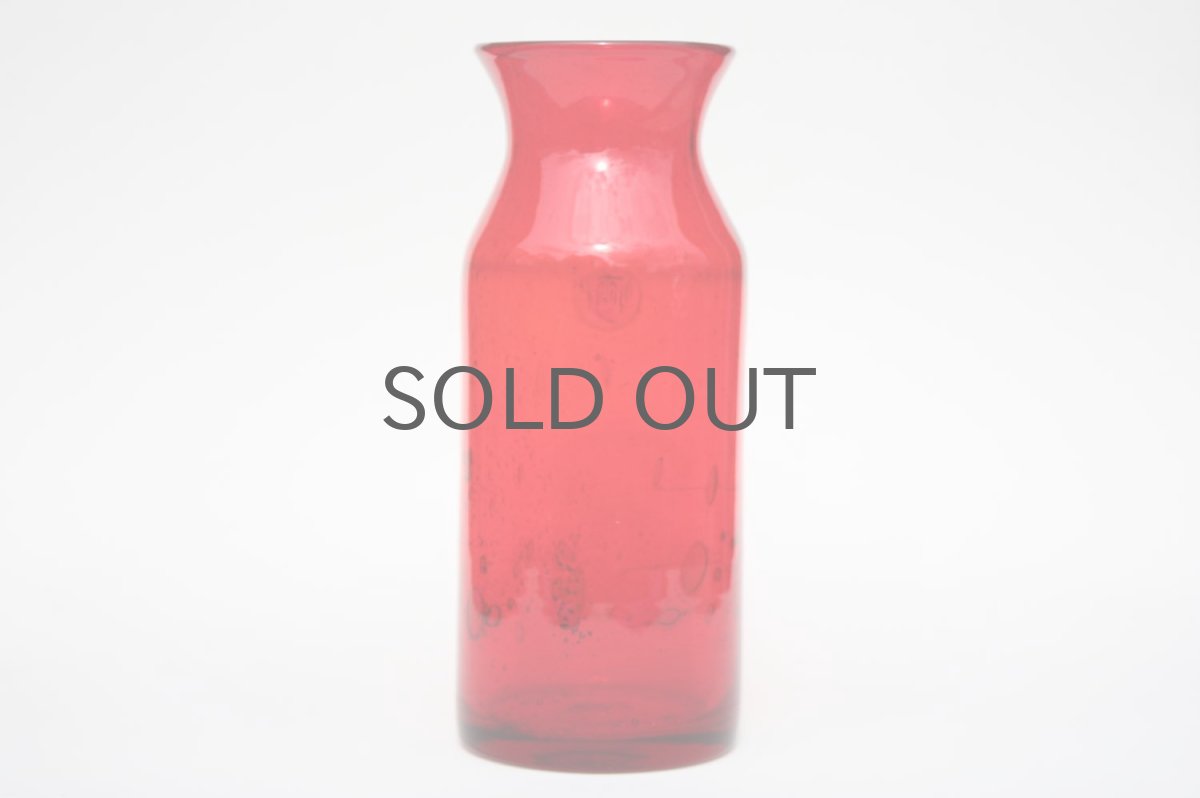 画像2: Erik Hoglund/エリックホグラン/ 気泡入り/ボトル顔付き/レッド/ボトル (2)