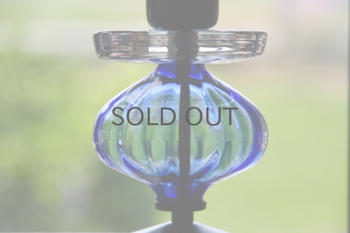画像6: Erik Hoglund/エリックホグラン/ BODA社製/ガラスキャンドスタンド/ブルーLサイズ (6)