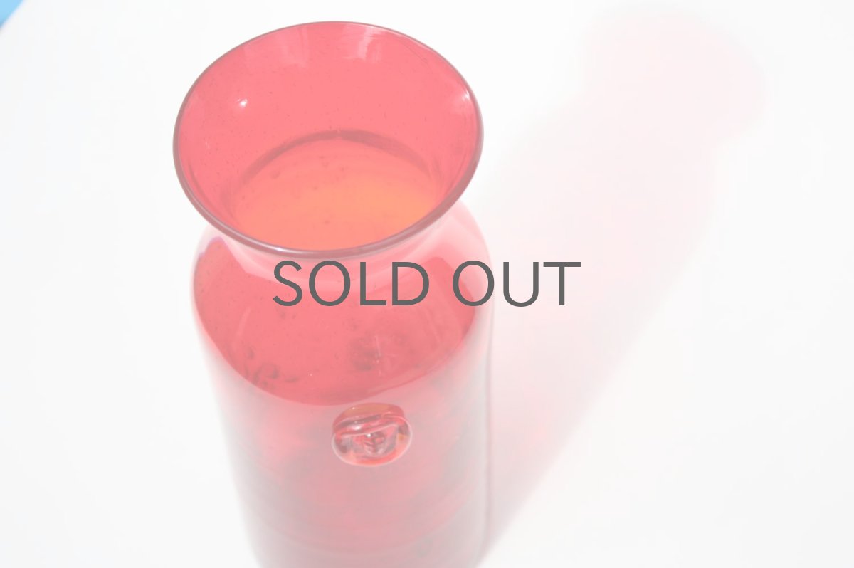 画像6: Erik Hoglund/エリックホグラン/ 気泡入り/ボトル顔付き/レッド/ボトル (6)