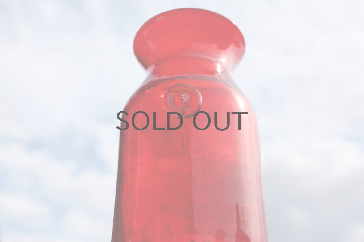 画像9: Erik Hoglund/エリックホグラン/ 気泡入り/ボトル顔付き/レッド/ボトル (9)