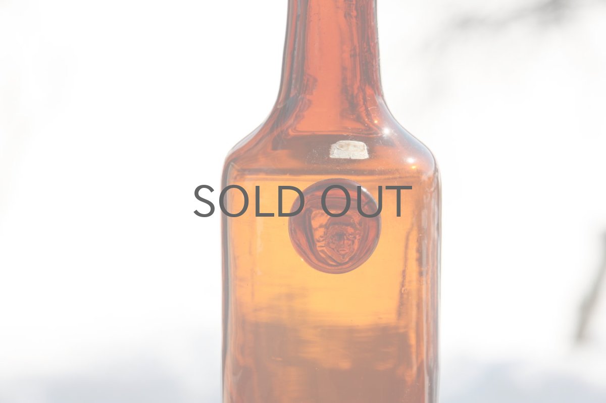 画像6: ErikHoglund/エリックホグラン/顔オーナメント付き/ボトル/アンバー (6)