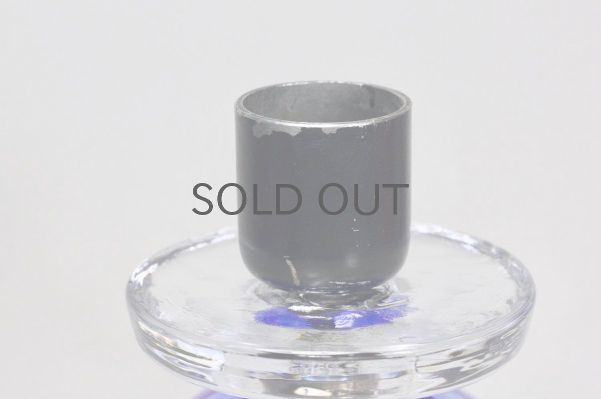 画像3: Erik Hoglund/エリックホグラン/ BODA社製/ガラスキャンドスタンド/ブルーLサイズ (3)