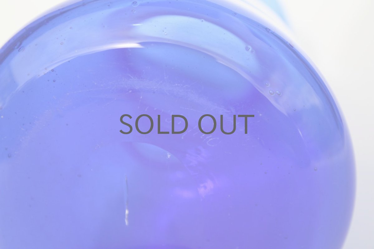 画像5: 北欧ビンテージ/Erik Hoglund/エリックホグラン/ 気泡入り/ボトル/ブルー (5)