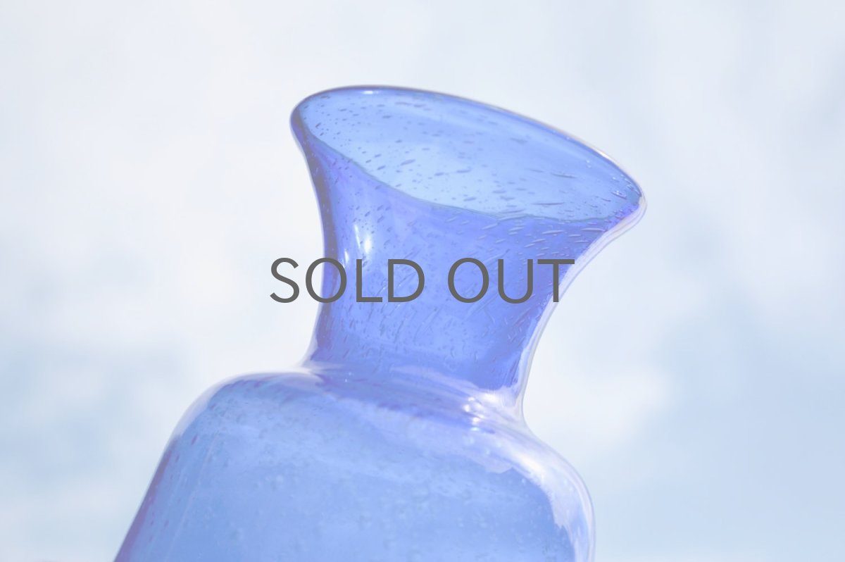 画像6: 北欧ビンテージ/Erik Hoglund/エリックホグラン/ 気泡入り/ボトル/ブルー (6)