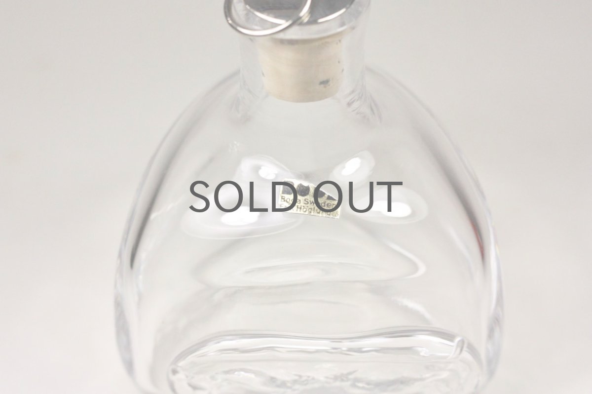 画像3: 北欧ビンテージ/Erik Hoglund/エリックホグラン/ BODA社製/ガラス/ボトル/クリア/L (3)