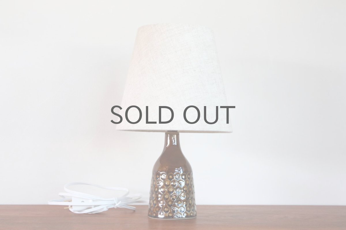 画像2: ビンテージ北欧照明/テーブルライト/Soholm/スーホルム/テーブルライト/陶製/No.3 (2)