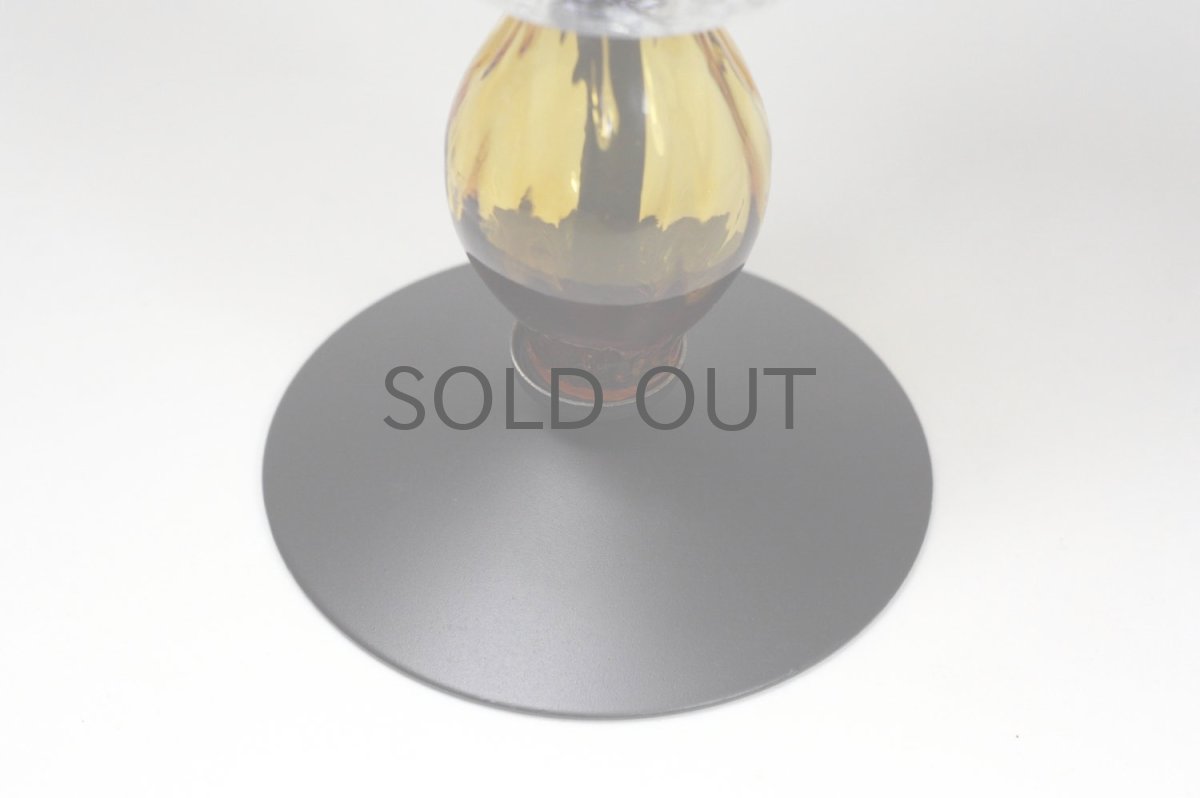 画像4: Erik Hoglund/エリックホグラン/ BODA社製/ガラスキャンドスタンド/アンバー2連 (4)