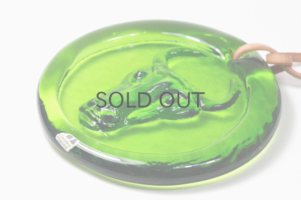 画像4: Erik Hoglund/エリックホグラン/ガラスオーナメント/グリーン/バッファロー (4)