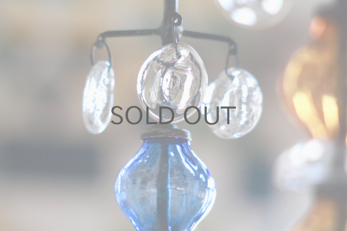 画像5: Erik Hoglund/エリックホグラン/BODA社製/キャンドルホルダー/シャンデリア/2連/ブルー (5)