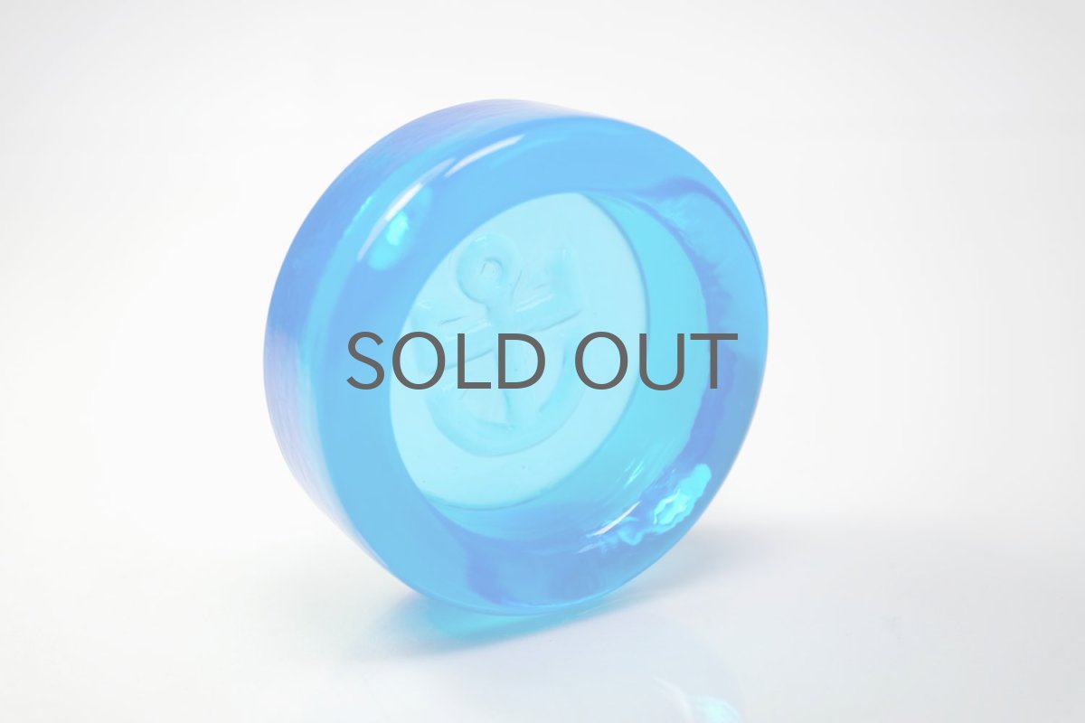 画像3: Erik Hoglund/エリックホグラン/ガラス/アッシュトレイ/ターコイズブルー/イカリ (3)