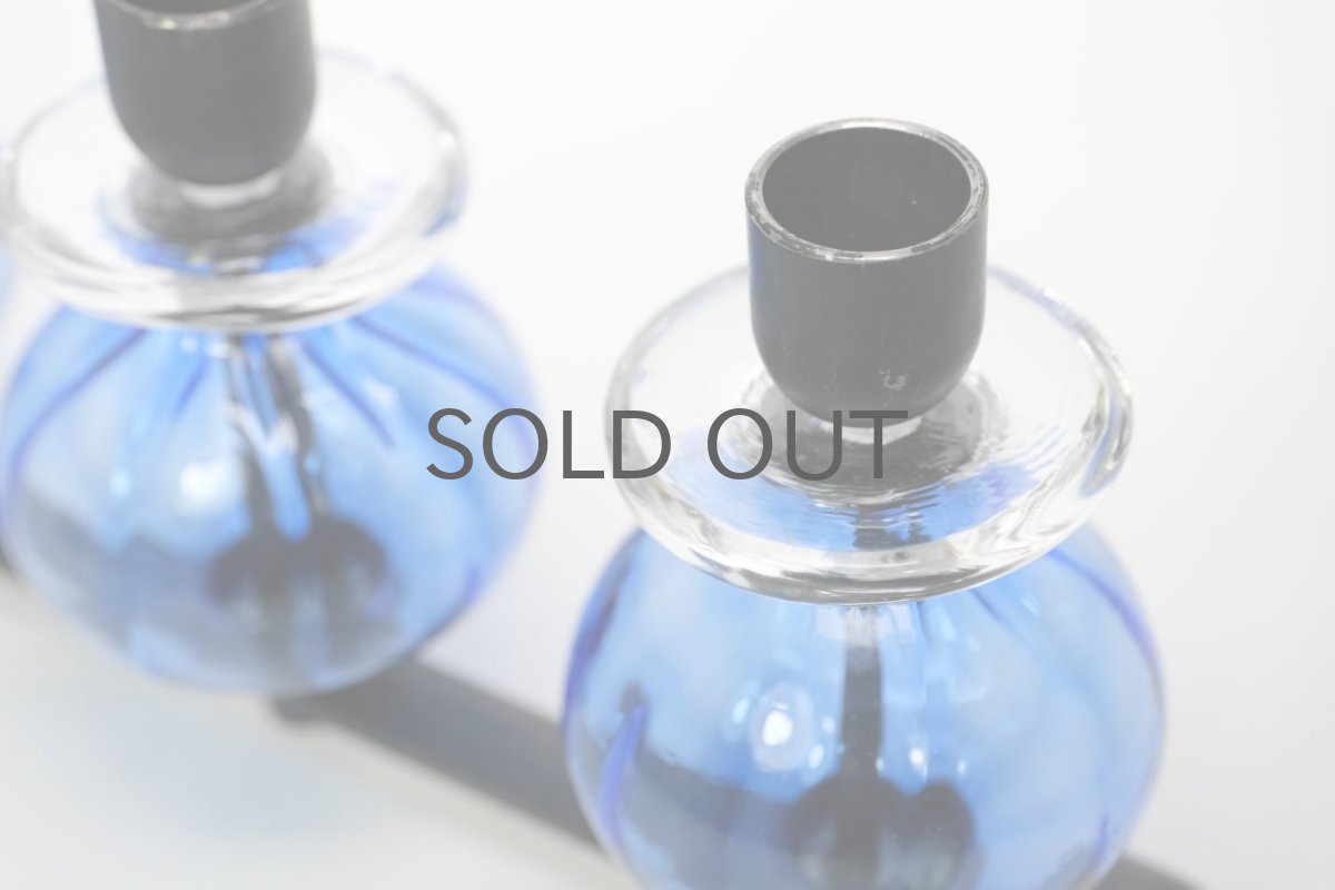 画像4: Erik Hoglund/エリックホグラン/BODA社製/ガラスキャンドルホルダー/4連ブルー (4)