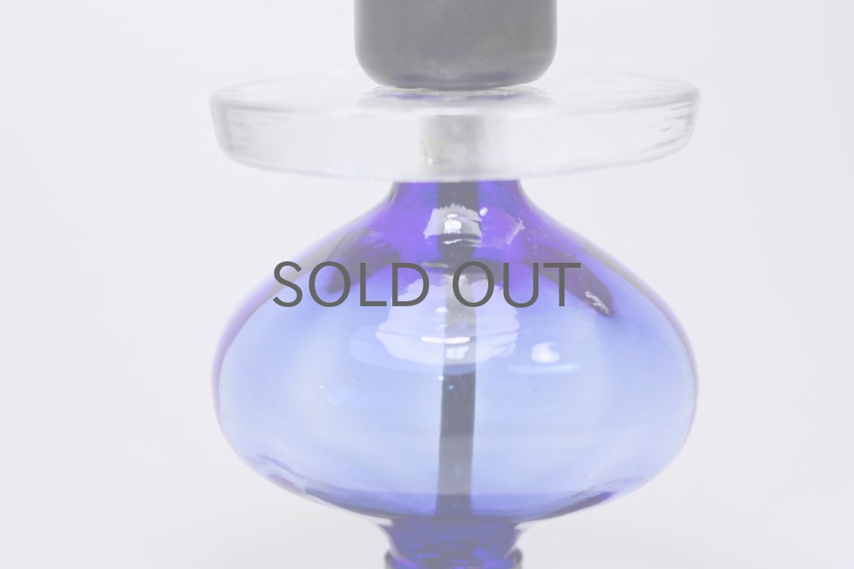 画像3: Erik Hoglund/エリックホグラン/BODA社製/ガラスキャンドルホルダー/ブルー/ Lサイズ (3)