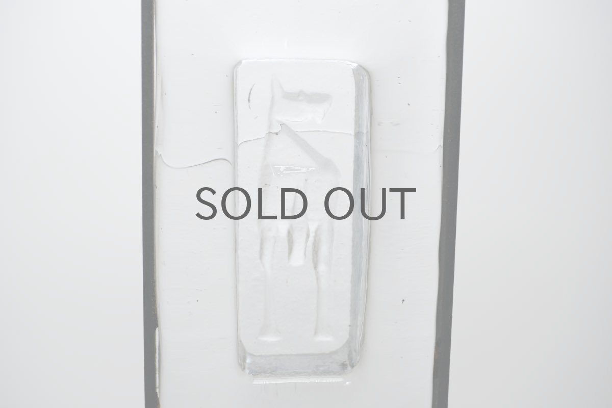 画像2: Erik Hoglund/エリックホグラン/ BODA社製/ガラスオブジェ/クリアアイアンフレーム (2)