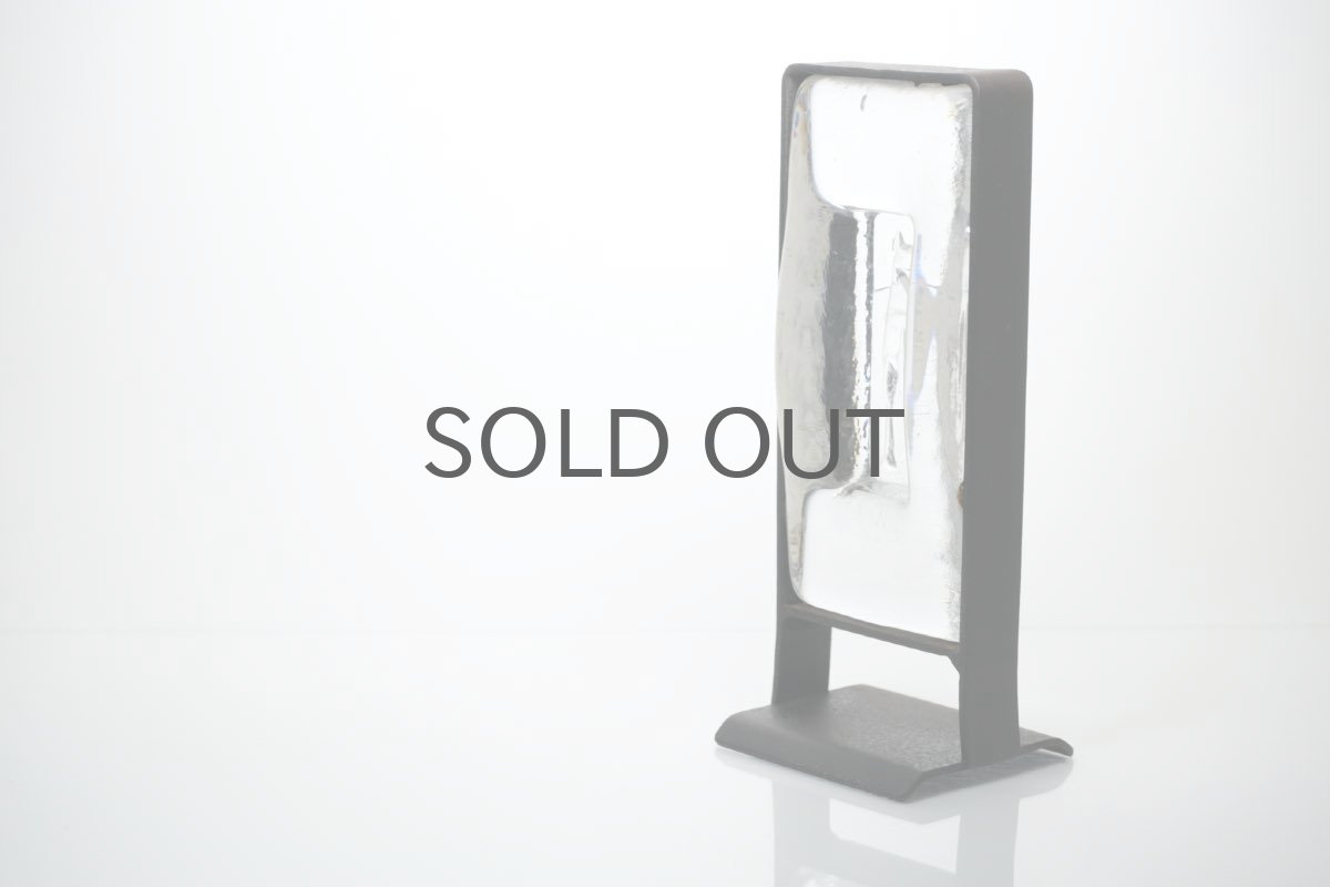 画像5: Erik Hoglund/エリックホグラン/ BODA社製/ガラスオブジェ/クリアアイアンフレーム (5)