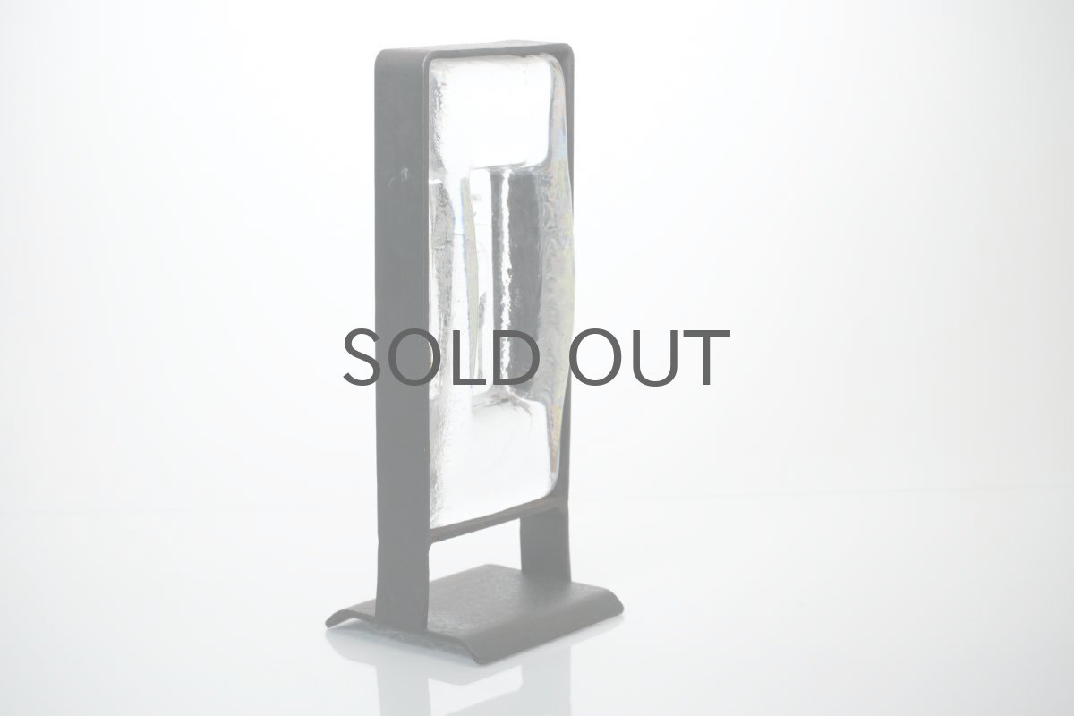 画像3: Erik Hoglund/エリックホグラン/ BODA社製/ガラスオブジェ/クリアアイアンフレーム (3)