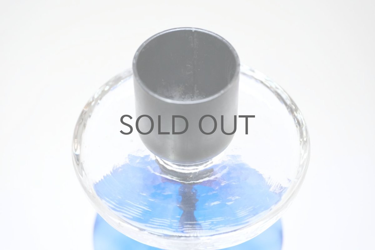 画像3: Erik Hoglund/エリックホグラン/ BODA社製/ガラスキャンドスタンド/ブルー3連 (3)