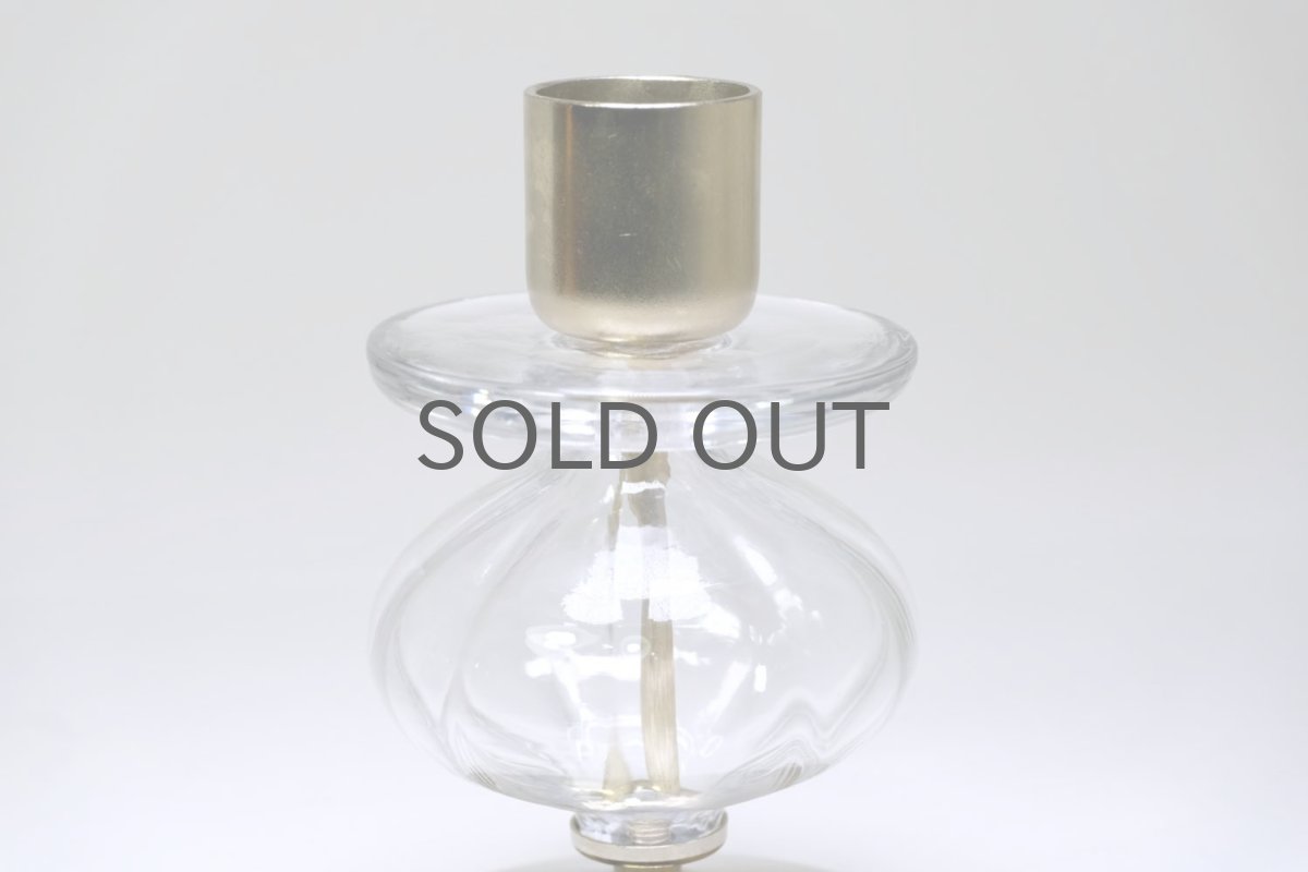 画像2: Erik Hoglund/エリックホグラン/BODA社製/ガラスキャンドルホルダー/クリア×ゴールド/ Lサイズ/No.2 (2)