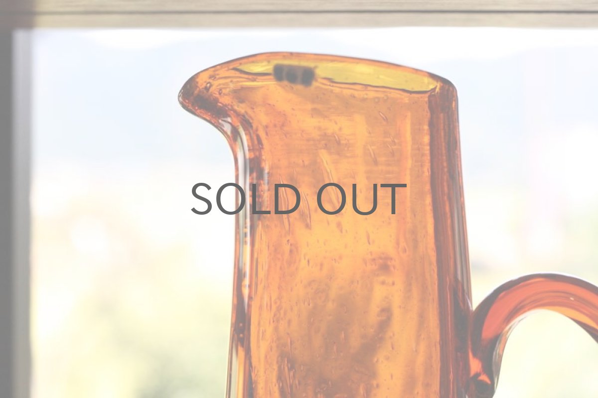 画像8: Erik Hoglund/エリックホグラン/ 気泡入り/ピッチャー/アンバー (8)