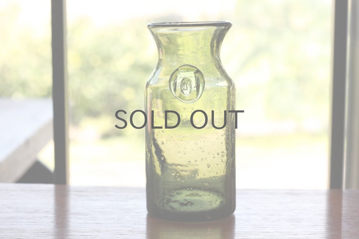 画像6: Erik Hoglund/エリックホグラン/ 気泡入り/ボトル顔付き/グリーン (6)