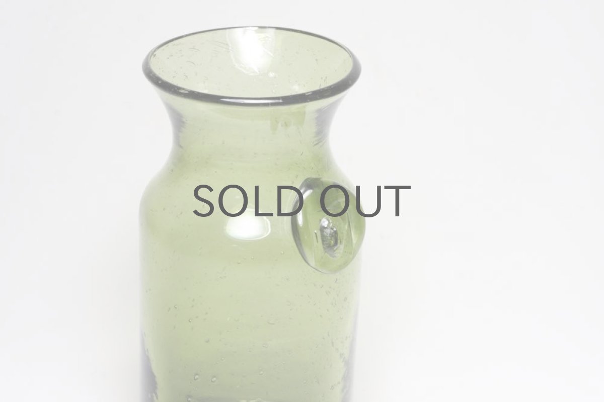 画像2: Erik Hoglund/エリックホグラン/ 気泡入り/ボトル顔付き/グリーン (2)