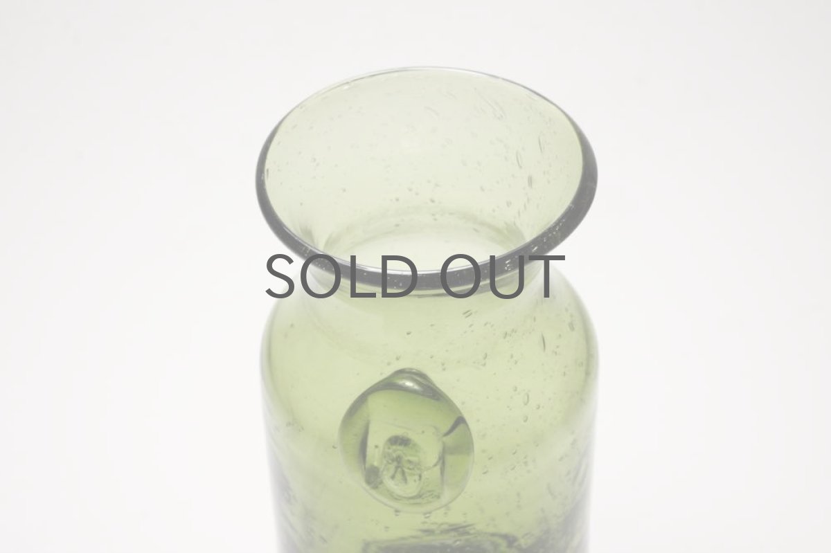 画像3: Erik Hoglund/エリックホグラン/ 気泡入り/ボトル顔付き/グリーン (3)