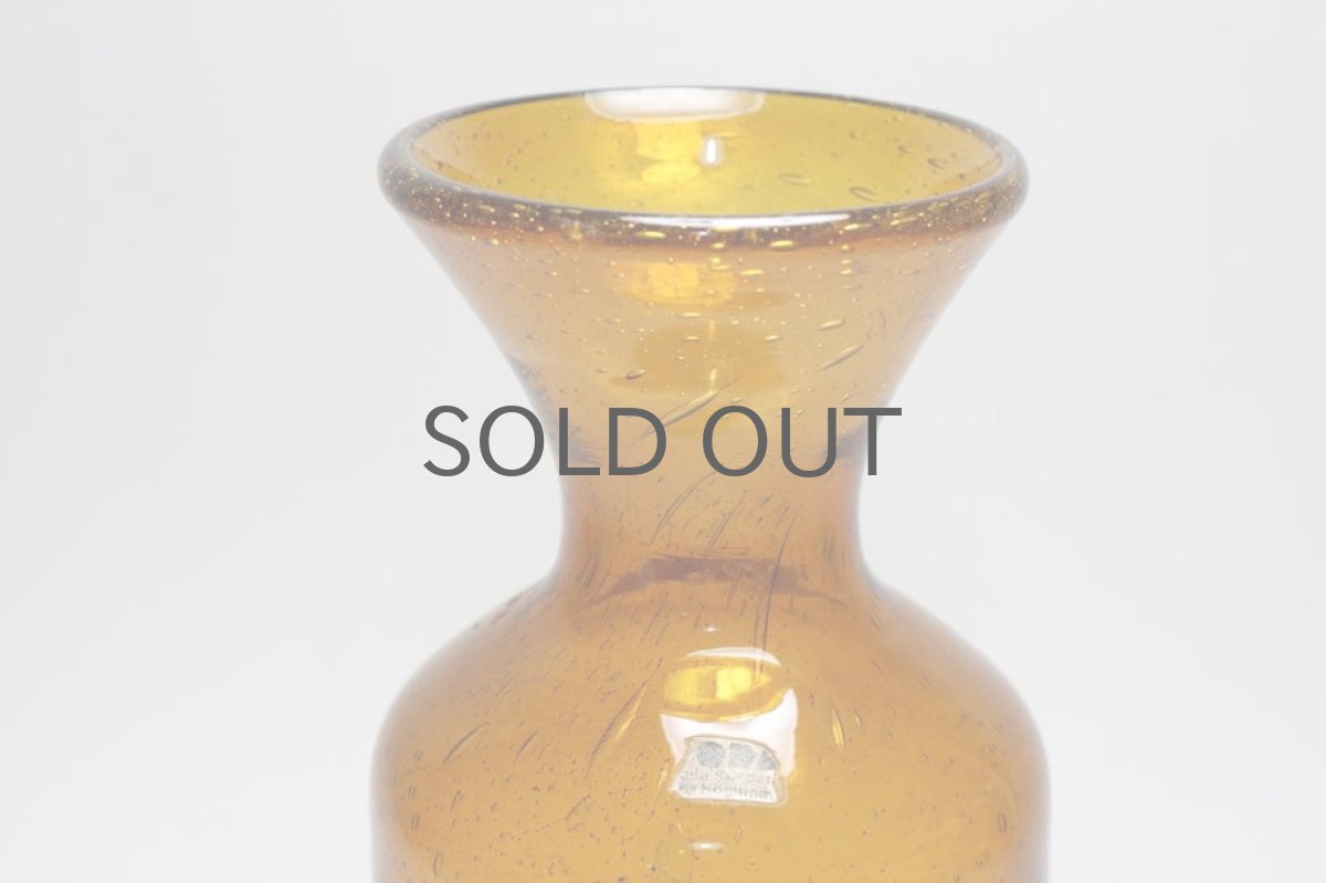 画像2: Erik Hoglund/エリックホグラン/ 気泡入り/ボトル/アンバー (2)