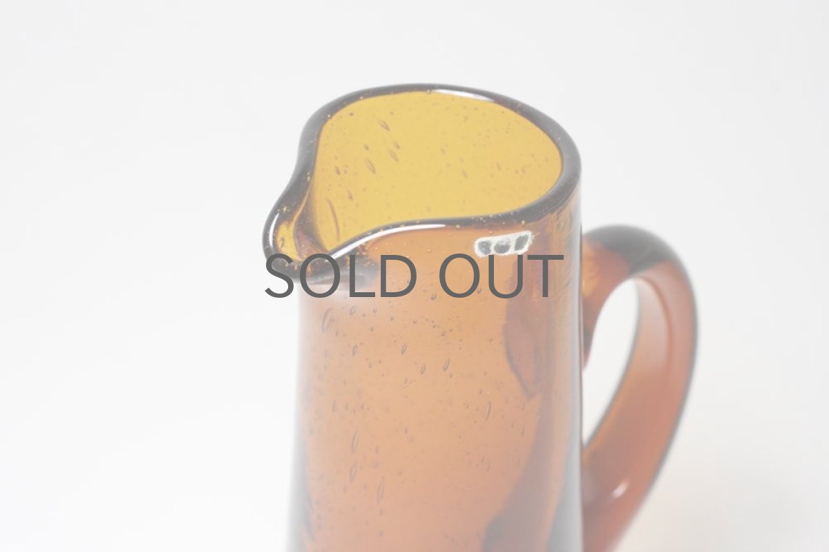 画像5: Erik Hoglund/エリックホグラン/ 気泡入り/ピッチャー/アンバー (5)