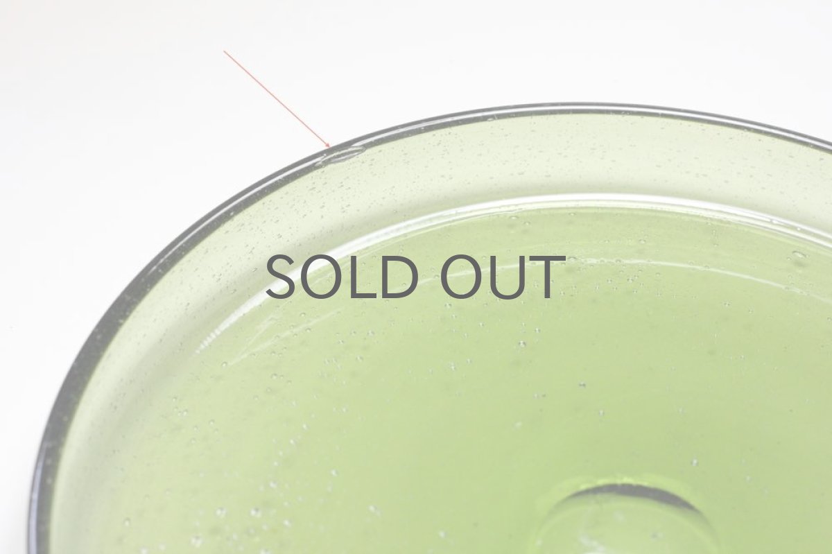 画像6: Erik Hoglund/エリックホグラン/ 気泡入り/プレート/グリーン/No.2 (6)