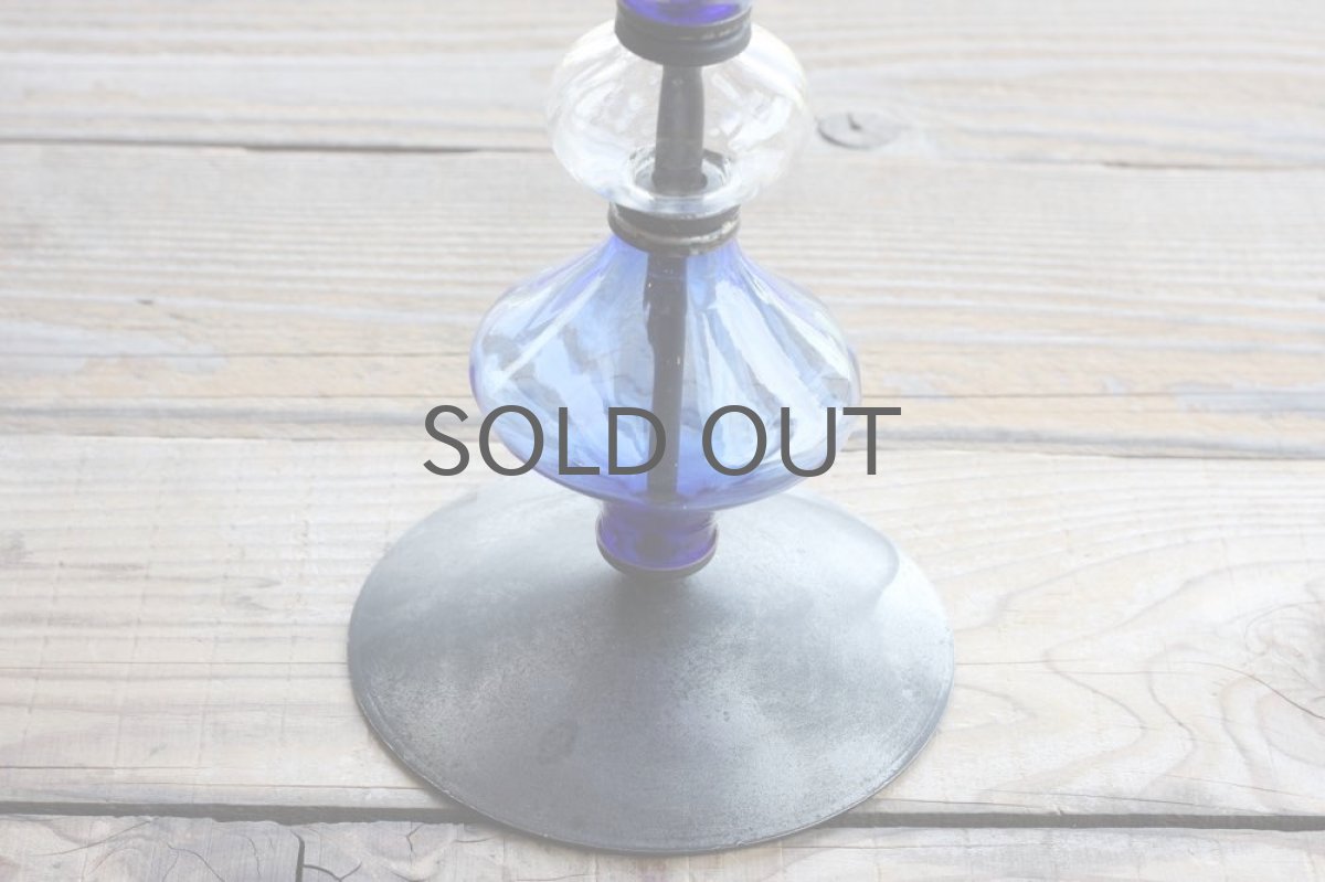 画像4: Erik Hoglund/エリックホグラン/ BODA社製/ガラスキャンドスタンド/ブルー４連 (4)