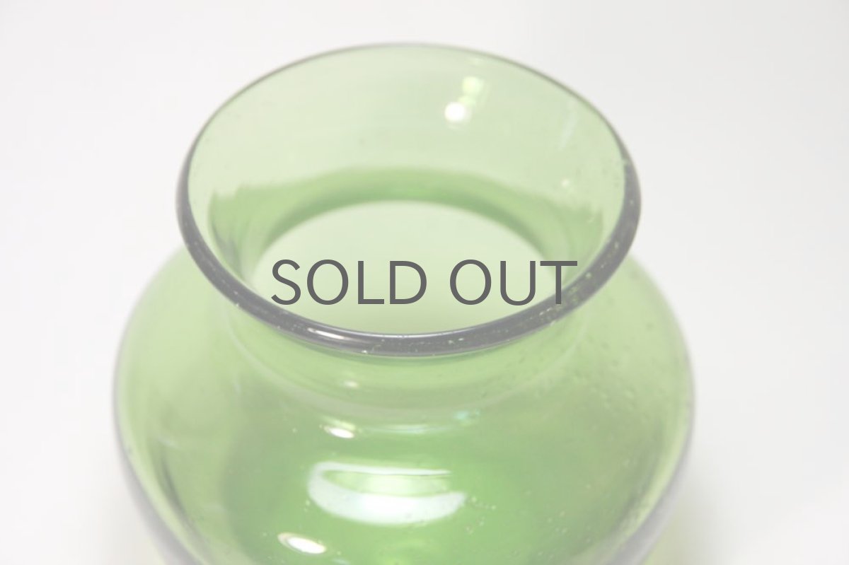 画像2: Erik Hoglund/エリックホグラン/ 気泡入り/ボトル/グリーン (2)