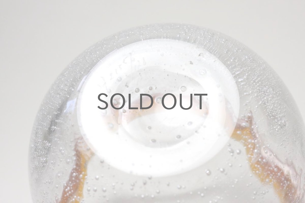 画像6: Erik Hoglund/エリックホグラン/気泡入り/ボウル/クリア&アンバー (6)