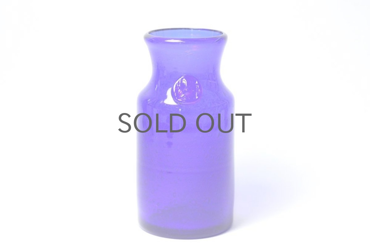 画像3: Erik Hoglund/エリックホグラン/ 気泡入り/ボトル顔付き/ブルー (3)