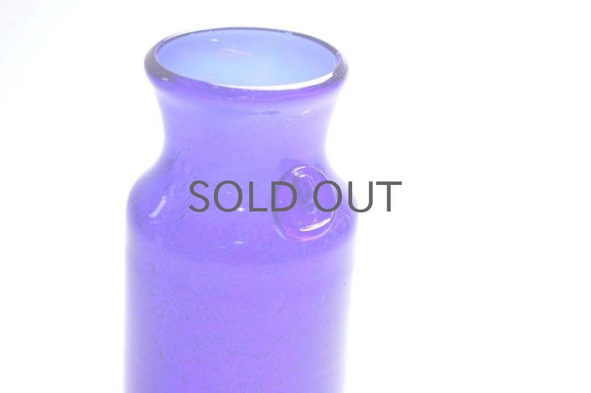 画像4: Erik Hoglund/エリックホグラン/ 気泡入り/ボトル顔付き/ブルー (4)