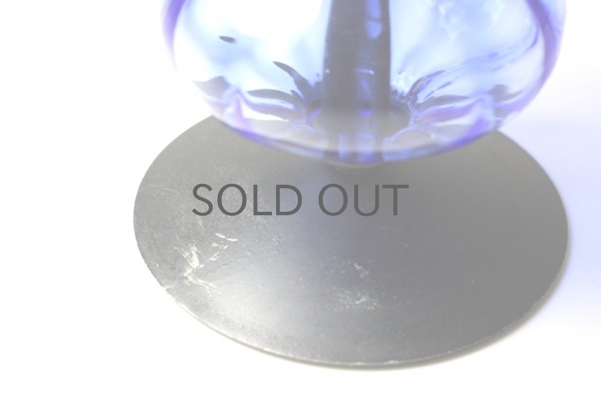 画像4: Erik Hoglund/エリックホグラン/BODA社製/ガラスキャンドルホルダー/ブルー/ Lサイズ (4)