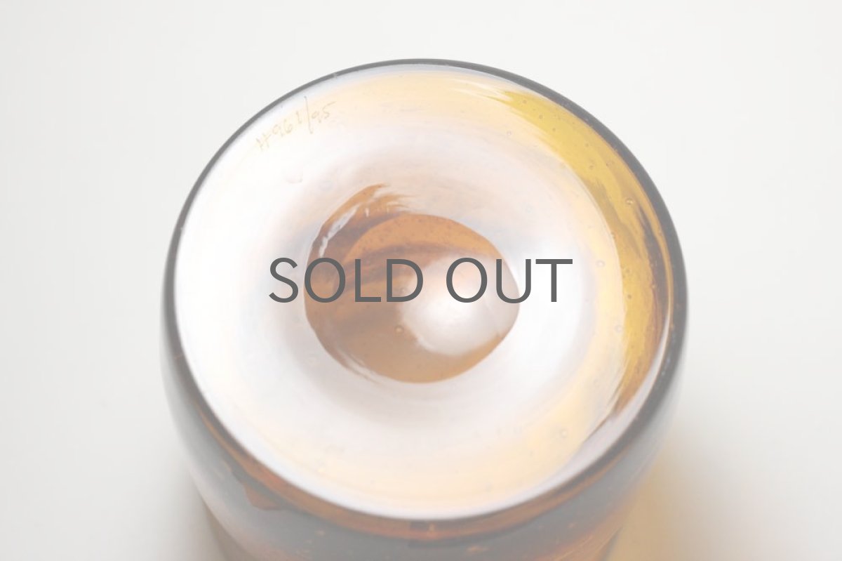 画像5: Erik Hoglund/エリックホグラン/ 気泡入り/ボトル/アンバー (5)