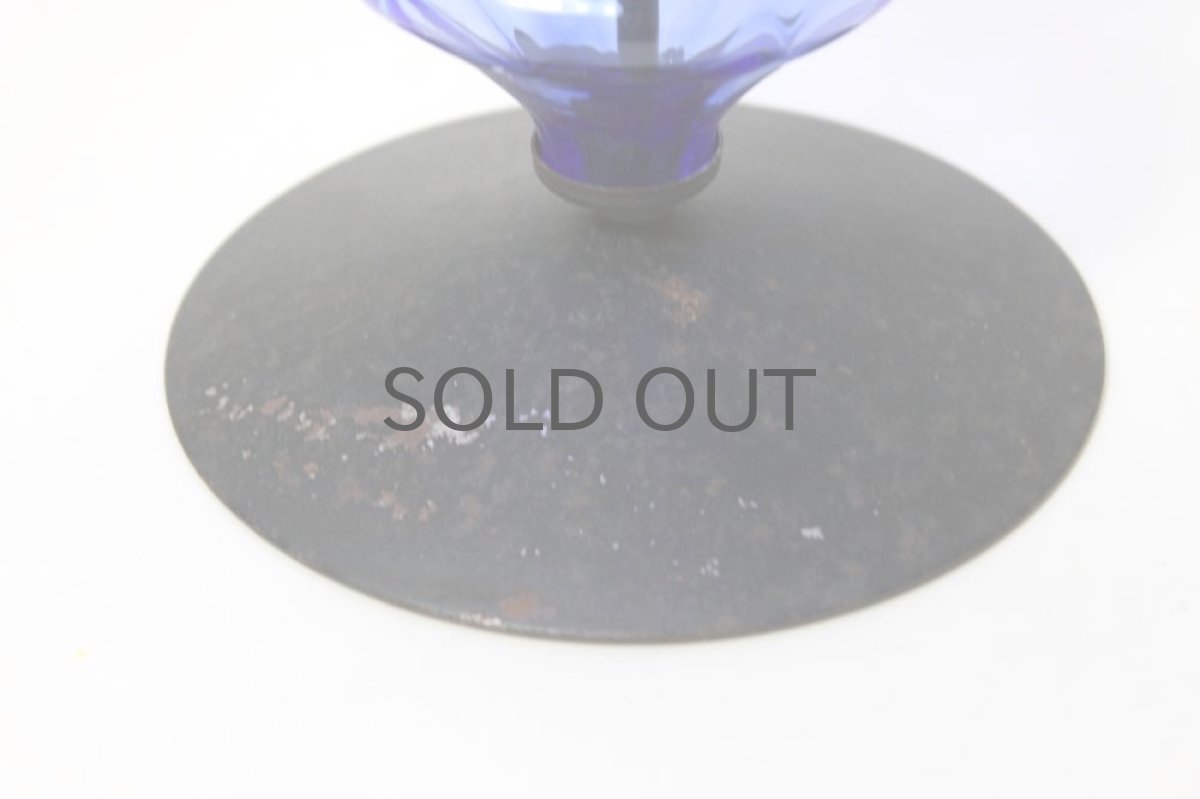 画像5: Erik Hoglund/エリックホグラン/ BODA社製/ガラスキャンドスタンド/ブルー４連 (5)