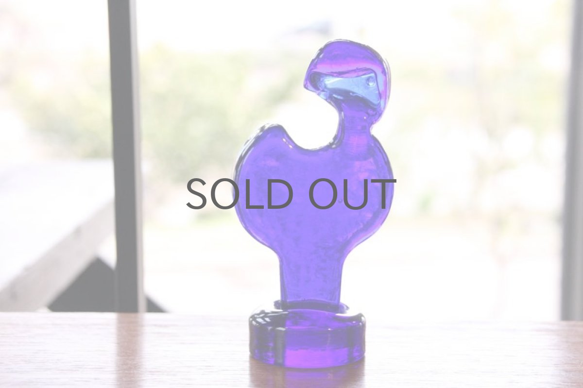 画像4: ビンテージ北欧/ErikHoglund/エリックホグラン/ガラス/ペーパーウェイト/ブルー (4)