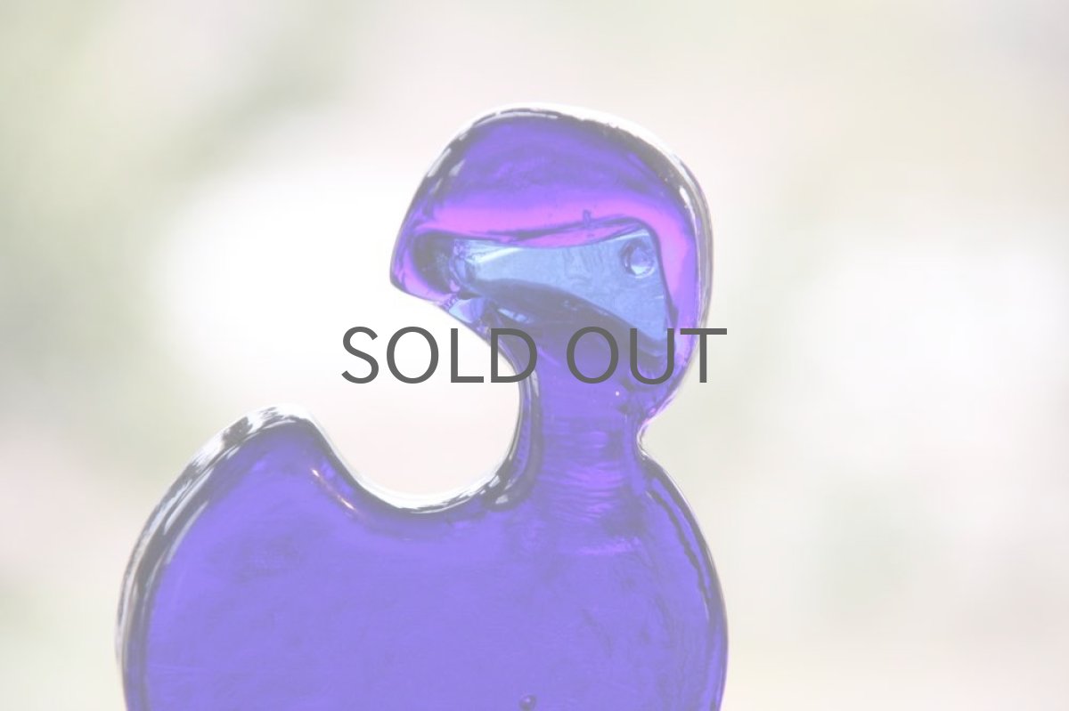 画像5: ビンテージ北欧/ErikHoglund/エリックホグラン/ガラス/ペーパーウェイト/ブルー (5)